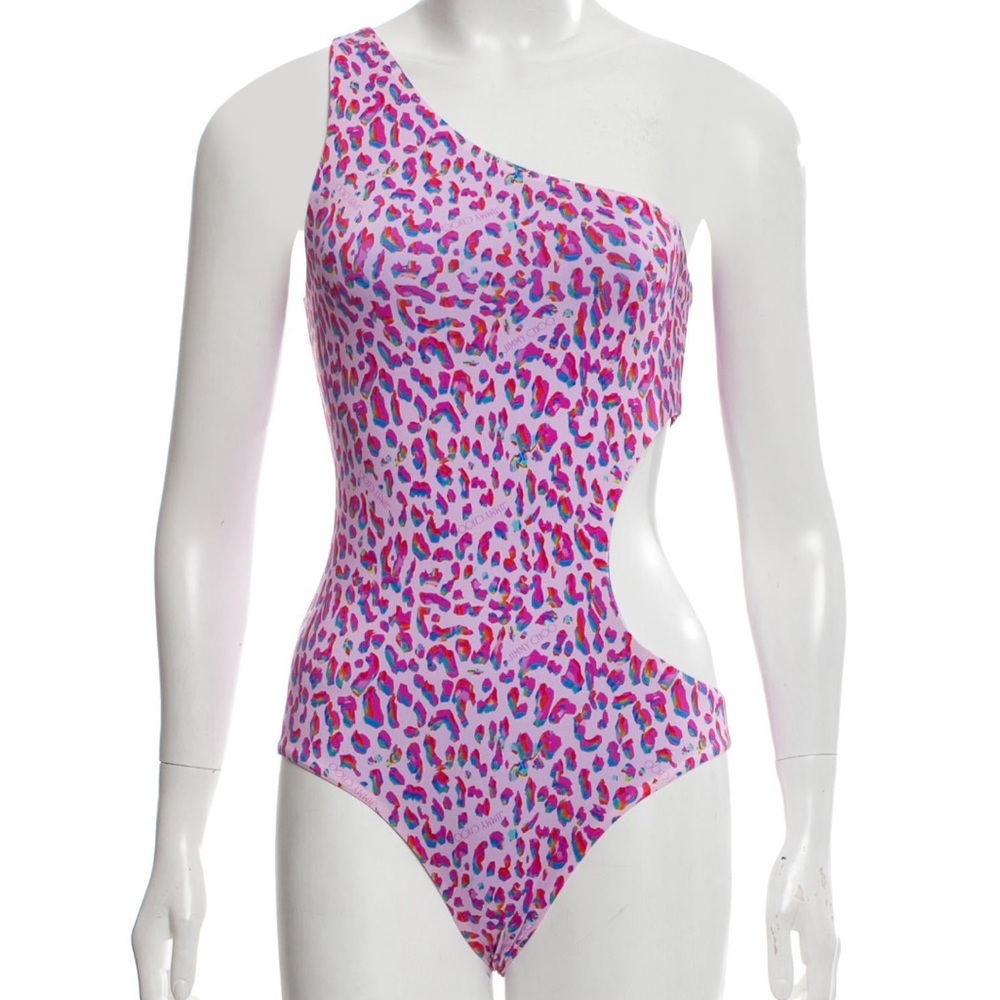 Jimmy Choo One Shoulder Swimsuit with Tags